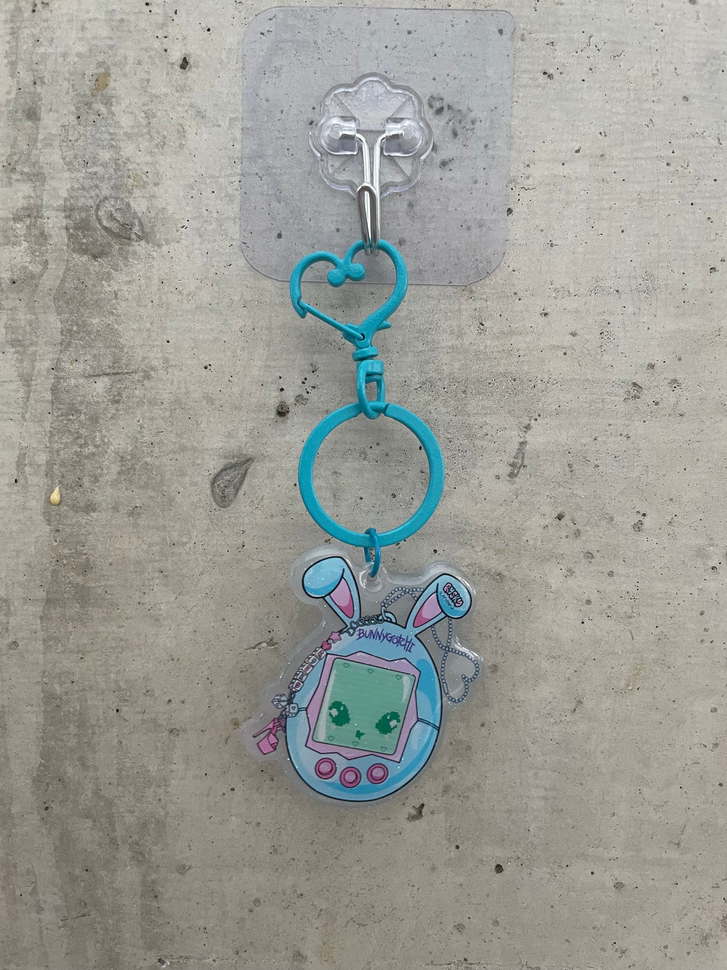 Bunnygotchi Keyring