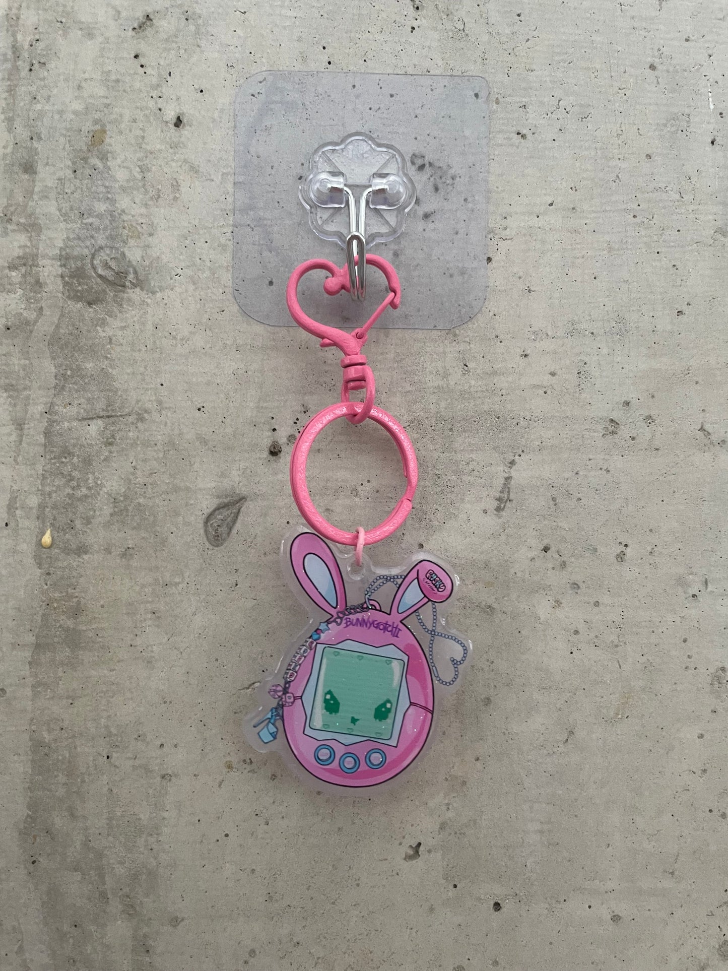 Bunnygotchi Keyring