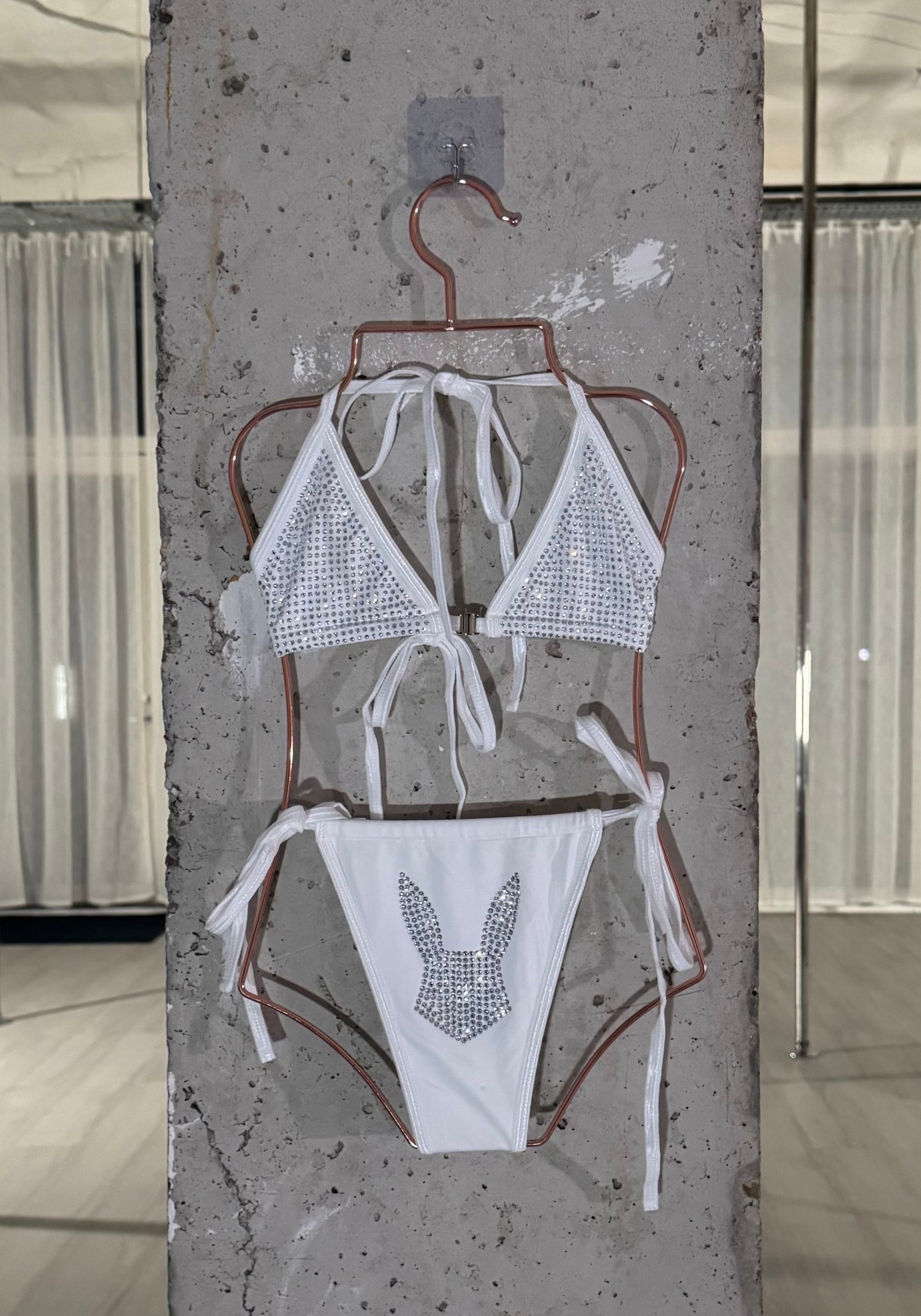 OG RYSKY Bunny Diamente Bikini (WHITE) – Still RYSKY