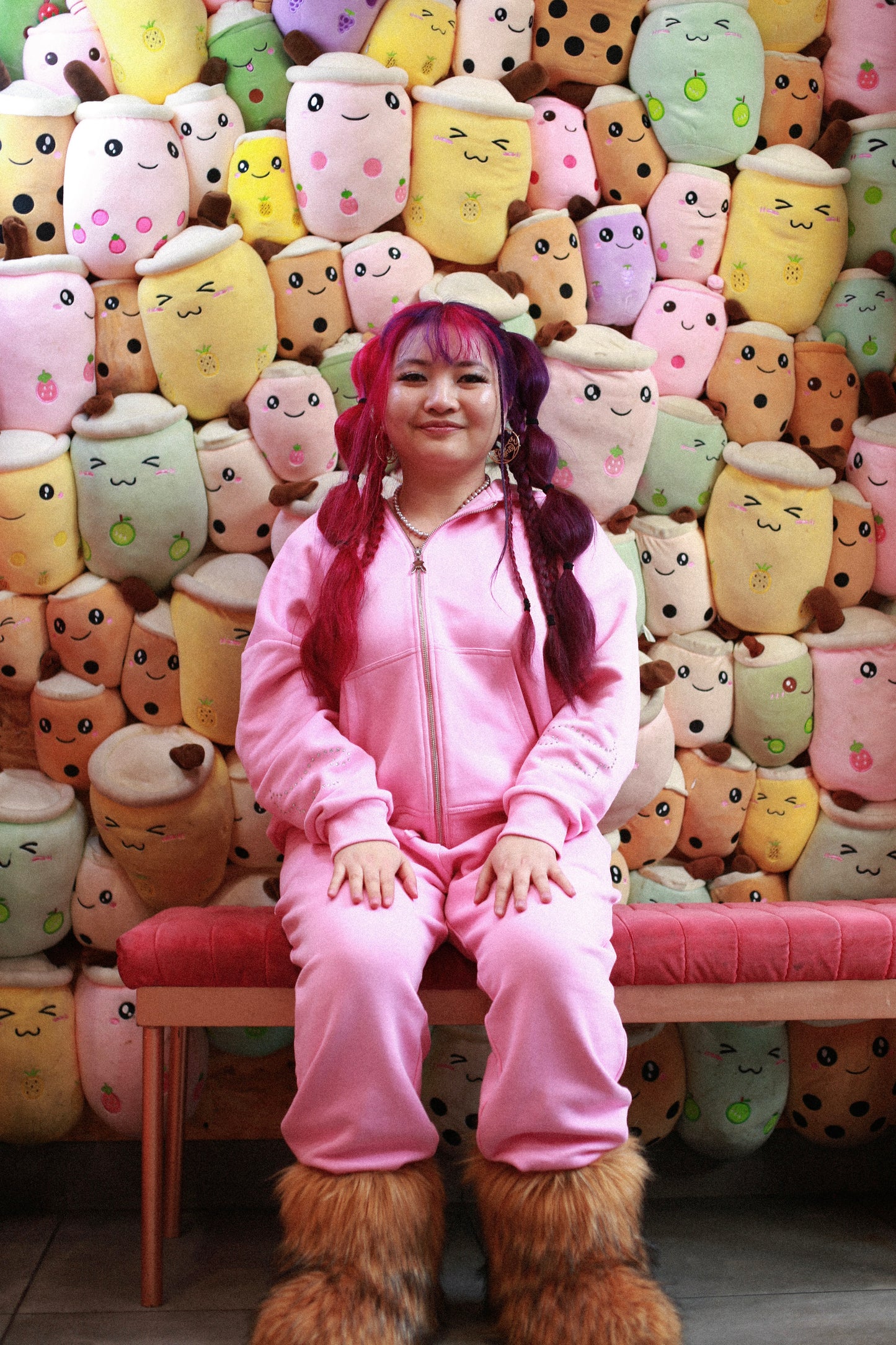 OG RYSKY Bunny Zip-up Hoodie (PINK)