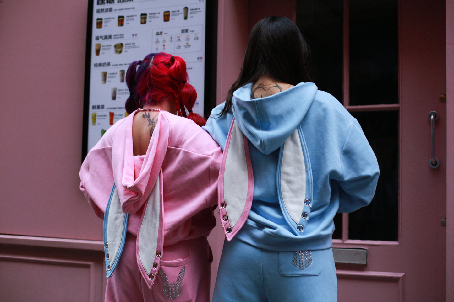 OG RYSKY Bunny Zip-up Hoodie (PINK)