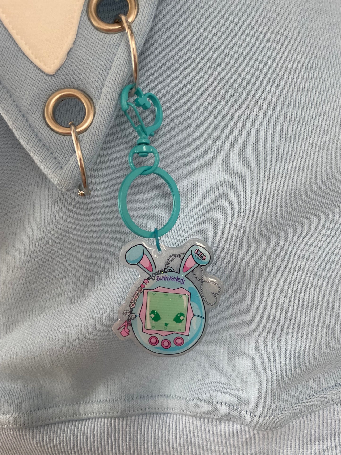 Bunnygotchi Keyring