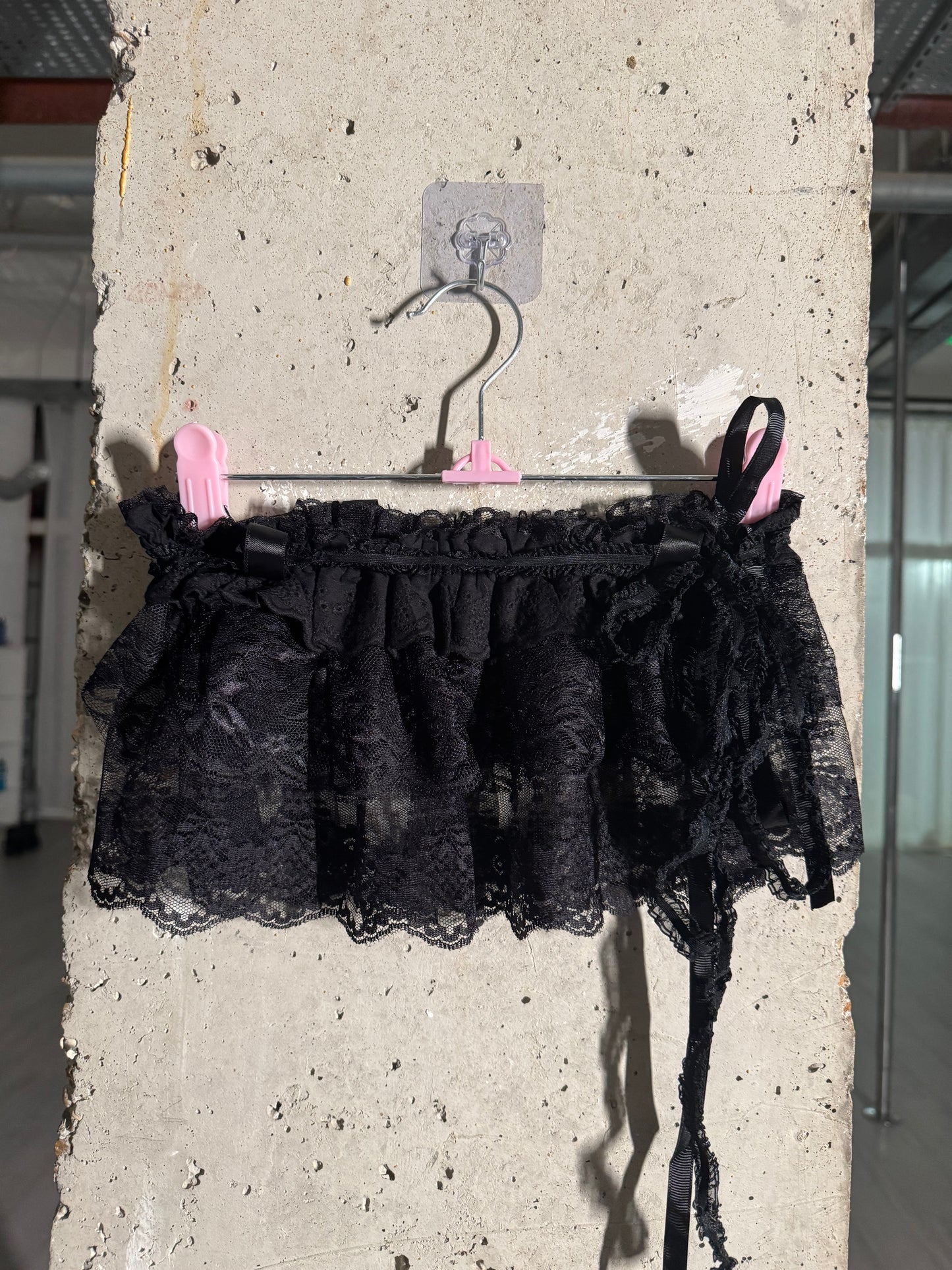 Lace skirt wrap (Black)