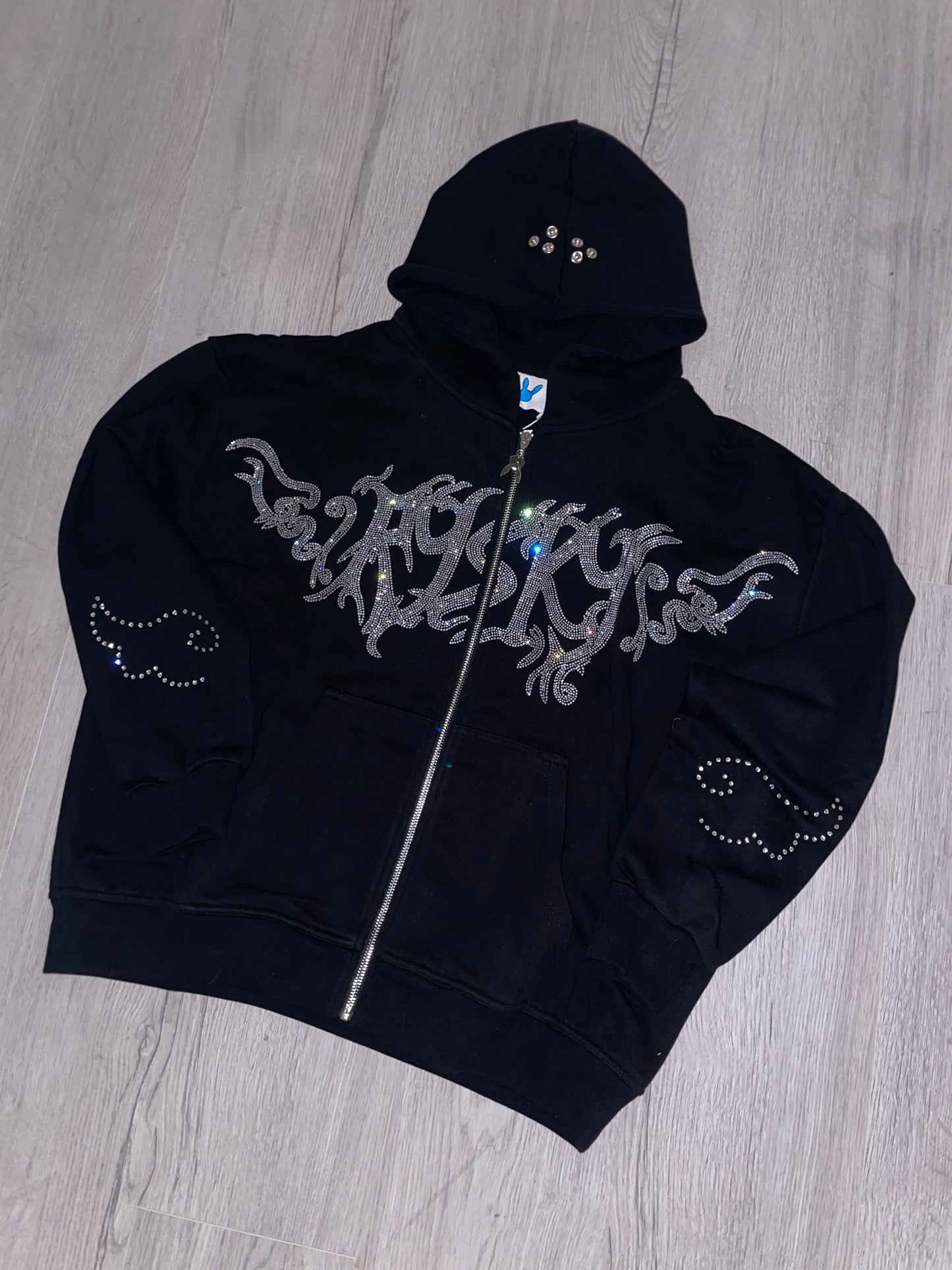 OG RYSKY Bunny Zip-up Hoodie (BLACK)