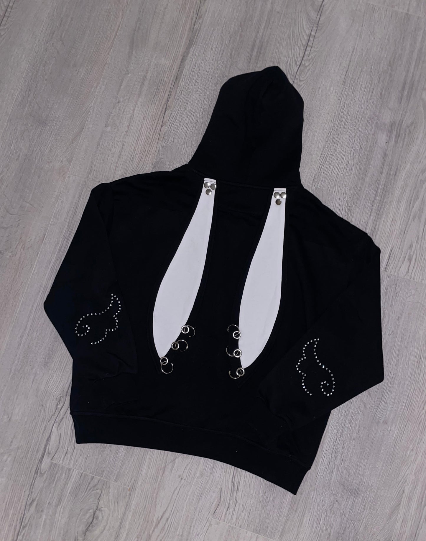 OG RYSKY Bunny Zip-up Hoodie (BLACK)