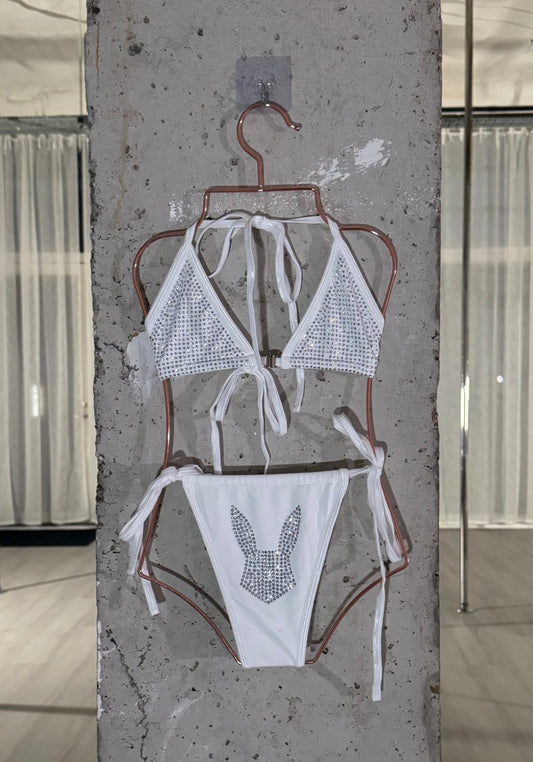 OG RYSKY Bunny Diamente Bikini (WHITE)