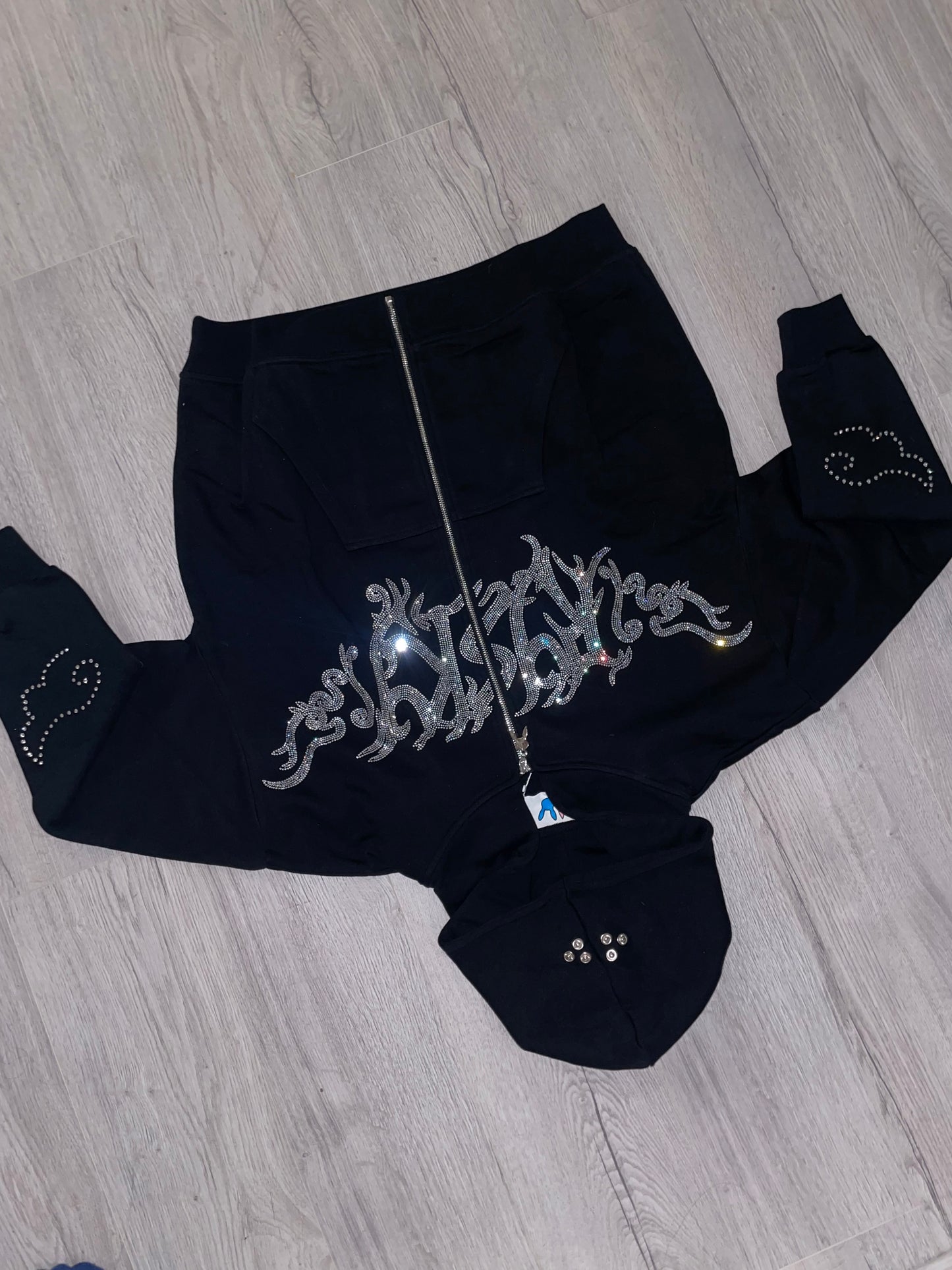 OG RYSKY Bunny Zip-up Hoodie (BLACK)