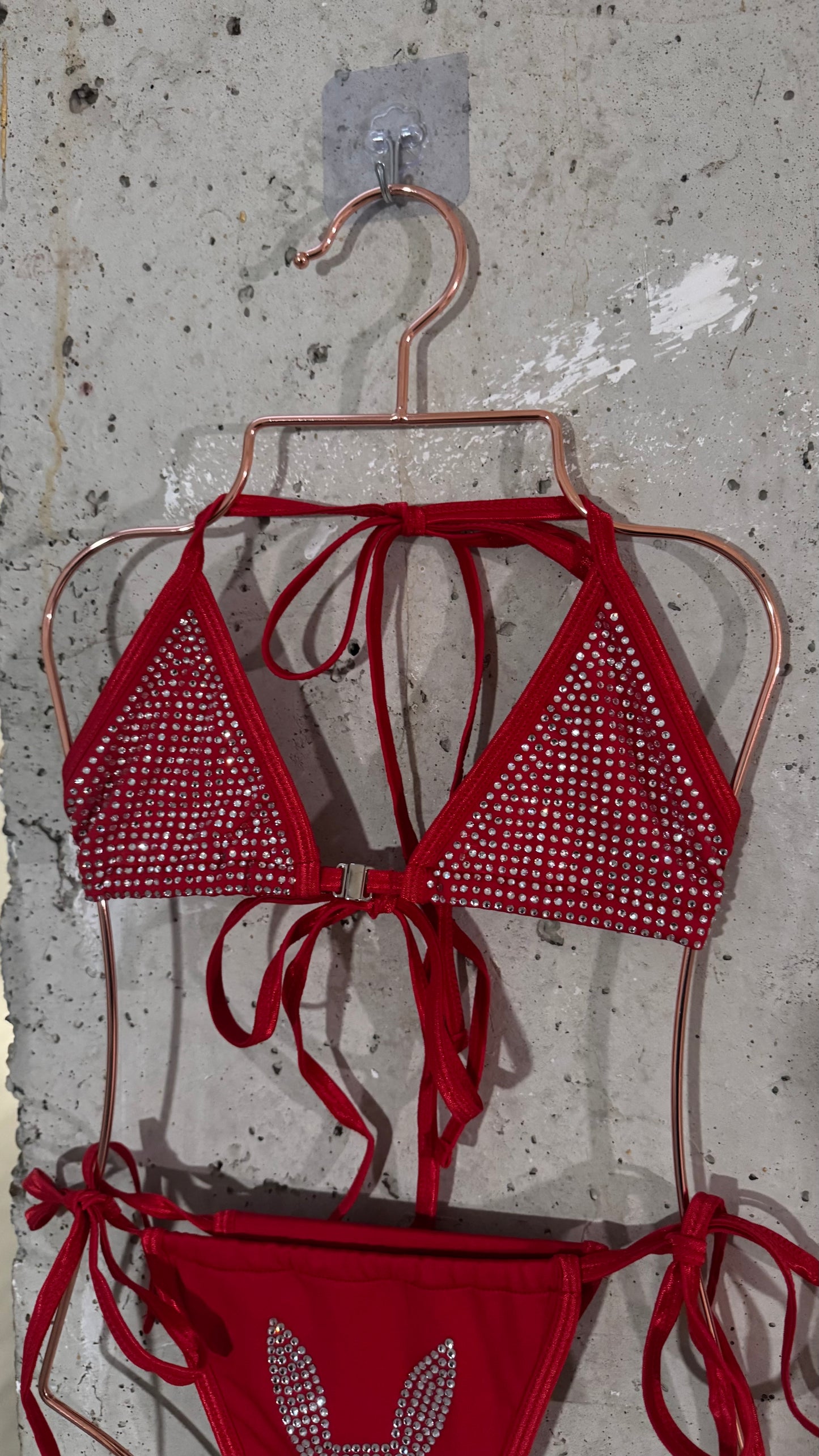 OG RYSKY Bunny Diamente Bikini (RED)