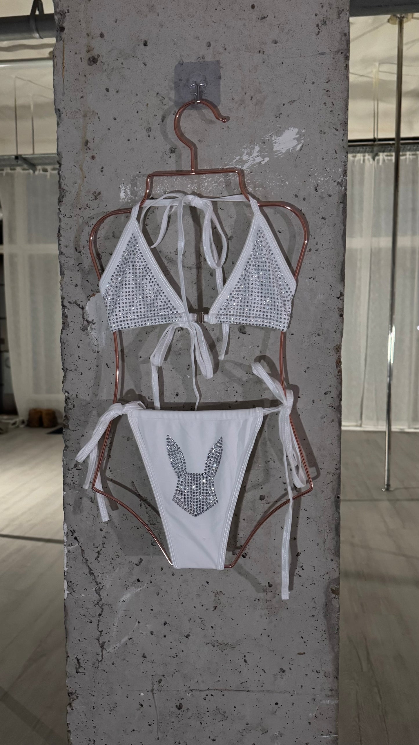 OG RYSKY Bunny Diamente Bikini (WHITE)