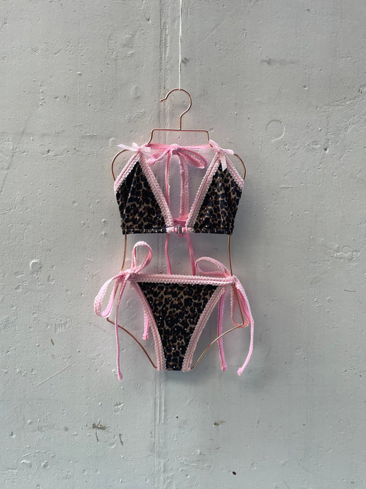 Leopard & Lace Kini