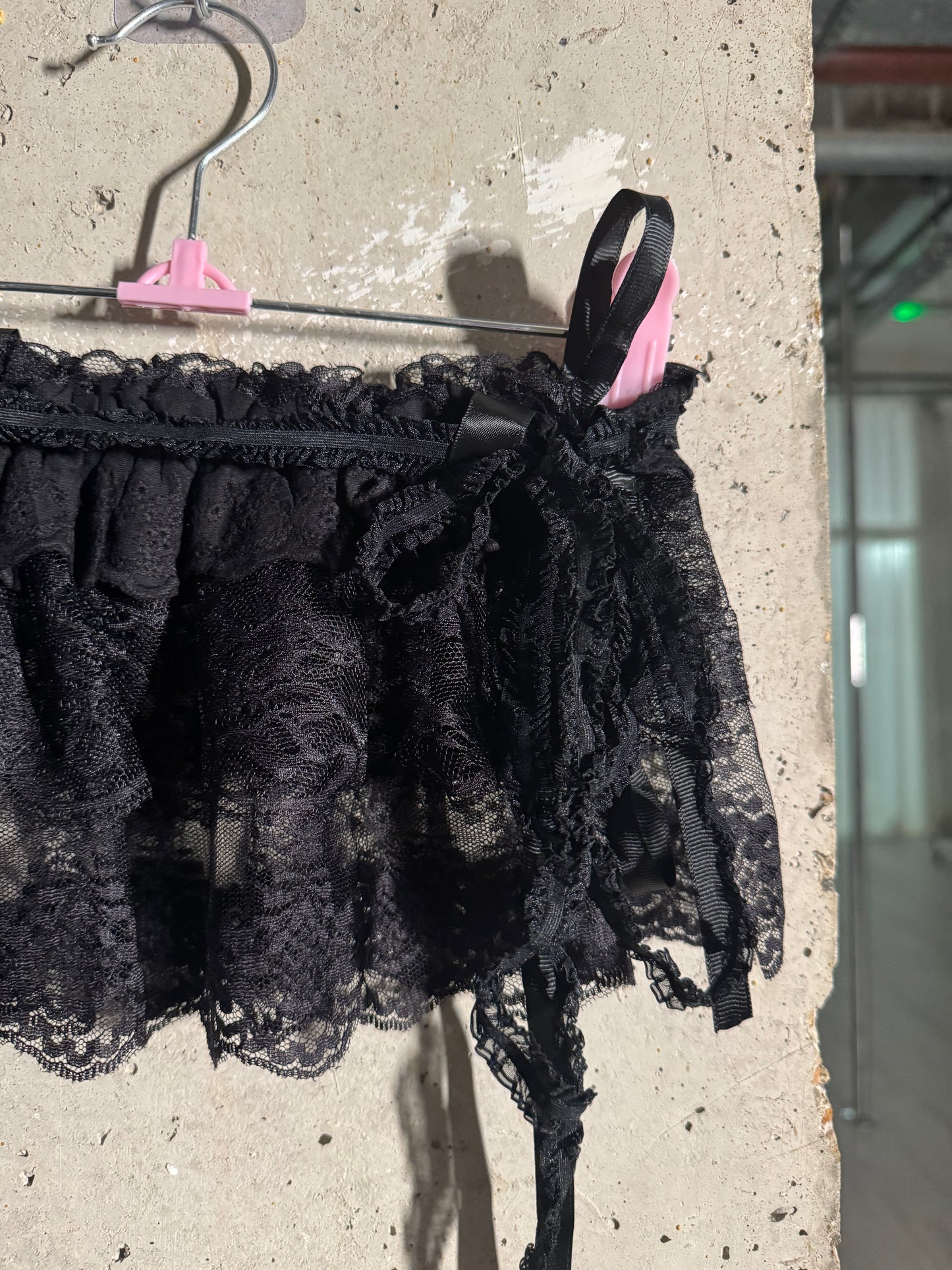 Lace skirt wrap (Black)