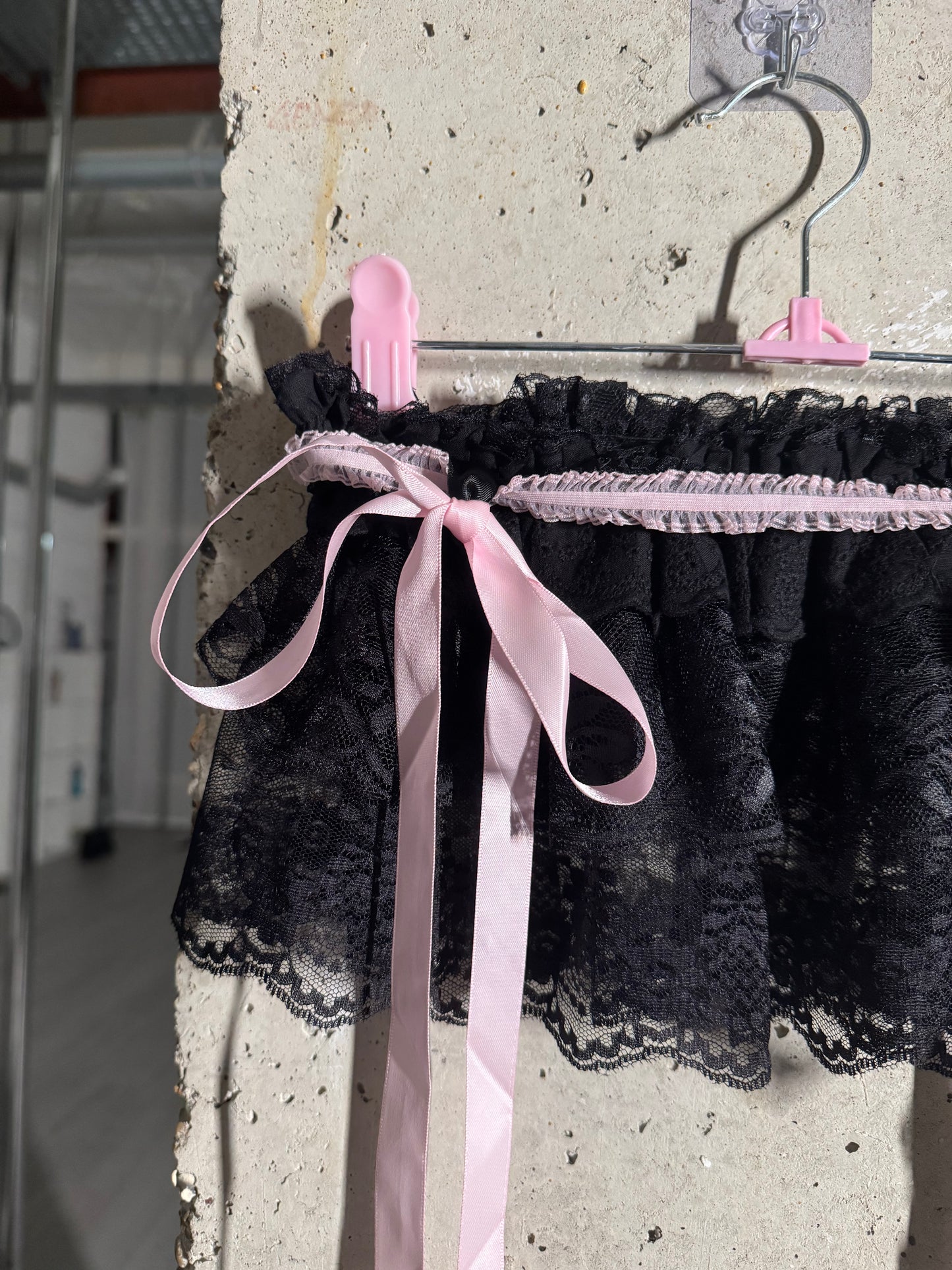 Lace skirt wrap (Black)